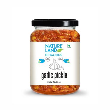 Natureland Garlic Pickle, 350Gm 